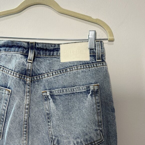 GRLFRND Harlow High Rise Boot Cut Jeans with Slit‎ Size 26 Encinitas Blue - Picture 7 of 12